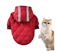 Warm Pet Coat - Waterproof Dog Coat, Thickened Dog Coat | Warm Cotton Dog Coat, Reflective Dog Coat, Dog Jacket With Stris