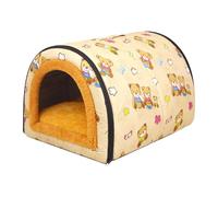 Warm Pet Nest - Dog House Kennel, Waterproof Comfort Dog House | Cat Cave Bed, Dogs Winter Supplies Soft Bedding House, Multifunctional Cube Cat House Cats and Small Dogs Pet Tent Cave Bed Crystal