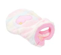 Warm Pet Outfit Pet Sweaters Small Pet Costume Dog Autumn Winter Clothes Outdoor Pet Vest Dog Embroidery Soft Costume Fl (Pink XXS)