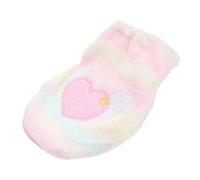 Warm Pet Outfit Pet Sweaters Small Pet Costume Dog Autumn Winter Clothes Outdoor Pet Vest Dog Embroidery Soft Costume Fl (Pink M)