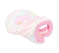 Warm Pet Outfit Pet Sweaters Small Pet Costume Dog Autumn Winter Clothes Outdoor Pet Vest Dog Embroidery Soft Costume Fl (Pink XS)