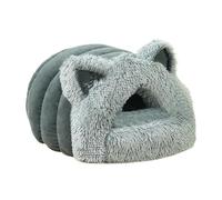 Warm Pet Sanctuary - Plush Material PP Cotton Filling, Animal Hideaway House, Private Puppy Nap Room with a Semi-Closed Structure That Causes A Safe Feeling | Egg