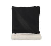Warm Pet Sleep Sack, Small Hamster Wrap Blanket for Rabbits and Small Pets, Cozy Sleeping Bag(Black)