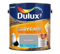 Warm Pewter Dulux Easycare Matt Emulsion Paint 2.5L - Washable & Stain Resistant, Durable Matt Finish, Quick Dry, Low Odour Interior Wall & Ceiling Paint