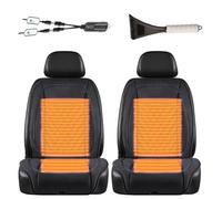 Warm Professional Warm Comes with snow shovel and steering wheel cover It Is the Warmest Gift for Drivers in Winter,Black-twoseats