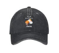 Warm Pure Cotton，It's Okay I'm On 500mg Fukito Pill Bottle Design Humorous Denim Hat Outdoor Adventures Hats Woman Women's Baseball Cap