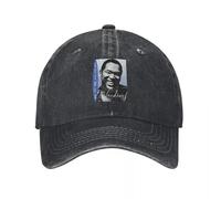 Warm Pure Cotton，Luther Vandross Smiling Photo Demin Trucker Hat Durable for All Seasons Caps Women Baseball Cap for Men Multicoloured