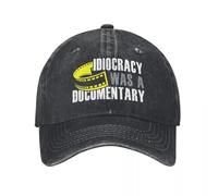Warm Pure Cotton，New Limited Idiocracy was A Documentary Sarcastic Demin Cap Breathable Design Golf Hat Cap Man Summer Multicoloured