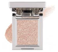 Warm Rose Gold Shimmer Single Pressed Eyeshadow - Metallic Pigmented Powder For Eyelids With Sparkling Texture & Long Lasting Wear, Cruelty Free Makeup Compact, Highly Reflective Shimmery Powder,