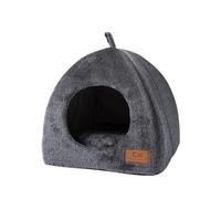 Warm Semi-closed Triangular Pet Bed Thick Cushion House Detachable Washable Nest Multi-use Indoor Supplies