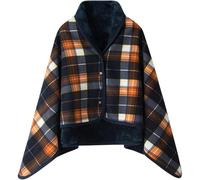 Warm Shoulder Shawl Cape, Soft and Comfortable with A Portable Design for Easy On-and-Off Wear Suitable for A Variety of Occasions(C,130x80cm)