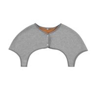 Warm Shoulder Wrap,Standard or Thickened,Winter Thermal Shoulder Warmer,Coldproof Wearable Arthritis Rheumatism Shoulder Cover Protector Shrug for Elderly,Men,Women(Light Gray A,XXX-Large)