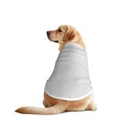 Warm Silver color Print Dog T-Shirt - Casual Summer Pet Top Lightweight Dog Clothes Apparel for Medium Large Dogs