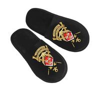 Warm Slipper Trinidad And Tobago Defence Force Home Slipper Comfortable House Shoes Non-Slip Scuff Slippers For Bedroom Hotel Travel L