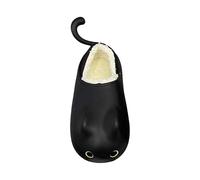 Warm Slippers Soft And Comfortable Keeping Your Feet Warm In Winter Indoor Shoes (Black, 3.5)