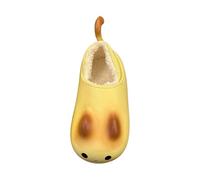 Warm Slippers Soft And Comfortable Keeping Your Feet Warm In Winter Indoor Shoes (Yellow, 3.5)