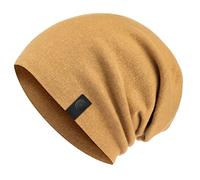 Warm Slouchy Beanie Hat for Men and Women - Deliciously Soft Daily Beanie in Fine Knit Sand