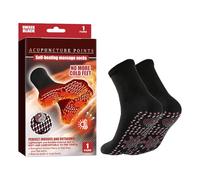 Warm Socks - Comfort and Self-Heating Warmth | Massage Socks with Built-in Heat - Unisex for Men Women Youth Athletes Skiing Hiking Work Snowboarding Sports