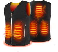 Warm Storm Heated Vest for Men & Women,Heated Base Layer with 5 Heating Zones, Machine Washable, USB Heated Gilet for Outdoor Camping Hiking(NO Included Battery Pack) XL-XXL
