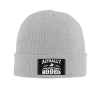 Warm Thermal Hat,This Actually is My First Rodeo,Beanie Hat,Fashion Knitted Cap for Women,Yoga,Mens