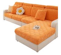 Warm Velvet Sofa Cushion Covers Winter Thickened Stretch Sofa Slipcover for Individual Cushion Couch Covers for Sofa Pet Friendly