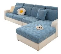 Warm Velvet Sofa Cushion Covers Winter Thickened Stretch Sofa Slipcover for Individual Cushion Couch Covers for Sofa Pet Friendly
