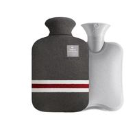 Warm Water Bag Hot-Water for Belly Hands and Feet Keep on Hand Warmer Hot Bottle for Keeping Neck and Shoulders Warm(1800ML Dark Gray)
