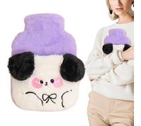 Warm Water Bottle - Cartoon Animal Plush Cover Warmer - Heating Water Bottle,for Foot Hand Abdomen Neck Leg Women Student Child Bed Sofa Nursery While Sleeping