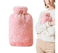 Warm Water Bottle - Hot Water Bottle with Cover | Hand Feet Warmer for Discomfort Relief, Cold Compress, Menstrual Cramps, Shoulder, Neck, Feet, Home, Office, Travel, Winter, Adults, Kids, Elderly