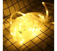 (Warm White, 10m 100LEDS) Products LEDs Music Fairy String Light Silver Wire Twinkle Starry Lights with Remote Control Timer 32.8ft