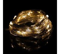 (Warm White, 10M) 5M 10M USB Battery Powered LED Fairy String Light with Remote Control for Christmas Holiday