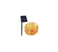 (Warm White, 200LED) 10M 20M 30M LED Solar String Lights Waterproof Copper Wire Fairy Outdoor Garden