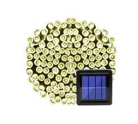 (warm white, 22M 200LEDs) Christmas Garland Led Fairy Light Outdoor Solar Powered String Lights 8 Mode 7m/12m/22m