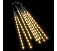 (warm white, 30 cm/ 8 pcs) vidaXL 1/8/20x Meteor Lights Indoor Snowfall Fairy Light 30/50cm Multi Colours