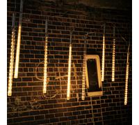(Warm White) 30cm 2835SMD Waterproof Meteor Shower Rain 10Tube LED String Light Christmas Tree Outdoor Lamp AC85-265V