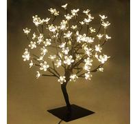 (Warm White, 45cm) LED Cherry Blossom Twig Tree Pre-Lit Christmas