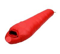 Warm White Goose Down Filled Adult Sleeping Bag Fit For Winter Thermal 4 Kinds Of Thickness Camping Travel for Outdoors Camping(Red,850g)