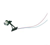 Warm White LED Lights for HO Scale Models, 10Pcs Model Railway Lamps, 3V/12V Voltage, Train Set Street Lights with Wires, Building Accessories