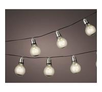 Warm White LED Party String Lights Solar Powered Garden Globe Lights