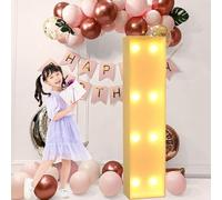 Warm White Light Up Marquee Sign, Large Decorative LED Alphanumeric Lights, Fantastic Gift for Valentine's Day Birthday Christmas(Letter I,3.3ft)