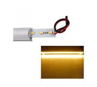 (Warm White, US Plug) 4PCS 30CM 30W 5630 Transparent Cover LED Rigid Strip Light Cabinet Lamp Kitchen Showcase AC110-240V