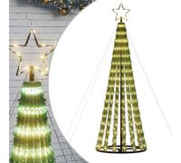 (warm white) vidaXL Christmas Tree Light Christmas Decoration Fairy Light Cone 275 LEDs