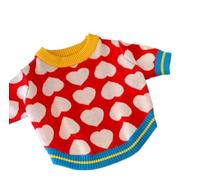 Warm Winter Clothes for Small and Medium Dogs, Sweet Heart Pet Coat, Puppy Chihuahua Clothing(XXL)