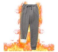 Warm Winter Jogging Pants Women Slacks Fleece Lined Trousers 2025 New Casual Chic Loungewear Tie Slacks Solid Color Trousers Sport Woman High Waist, Dark Gray, XL