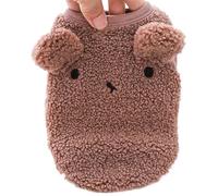 Warm Winter Puppy Dog plush Vest Clothes Thickened Cat Dog Fleece Cotton Puppy Clothing Chihuahua Teddy Hiromi Cute Dog Shirt(2,XS(old))