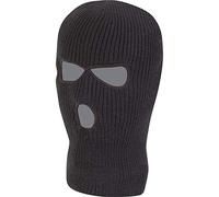 WARM WINTER SAS STYLE BALACLAVA ARMY CHUNKY SKI HAT BIKER NECK WARMER MASK (Black, One Size)