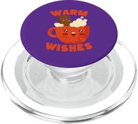 Warm Wishes Hot Chocolate Winter Holiday PopSockets PopGrip for MagSafe