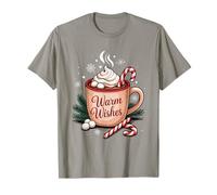 Warm Wishes Hot Cocoa Cozy Christmas Candy Hot Chocolate T-Shirt