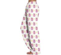 Warm Women's Pyjama Pants Lounge Wear Bottoms K pop Demon Hunters Flannel Loungewear Ladies PJ Matching Pjs Couples Lounge Pants Trousers Women hose