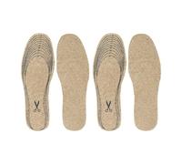Warm Wool Boot Insoles - Insulating Shoe Linings Set of Two, Reducing Underfoot Padding, Trimmable Foot Insert Sheets, Natural Fiber Heat Retention Pads | for Casual Outdoor Occupational Wear